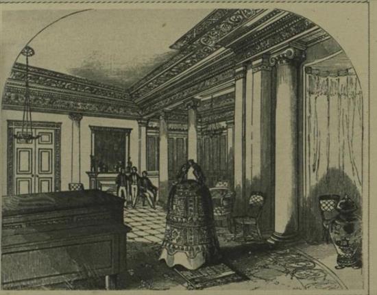 1844年陈列于白金汉宫图书馆里的“宁波钟”